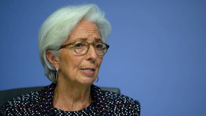 Christine Lagarde, presidenta del Banco Central Europeo.