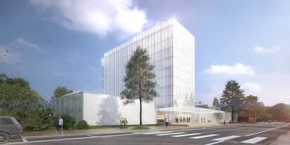 El proyecto del nuevo museo de LVMH en París.