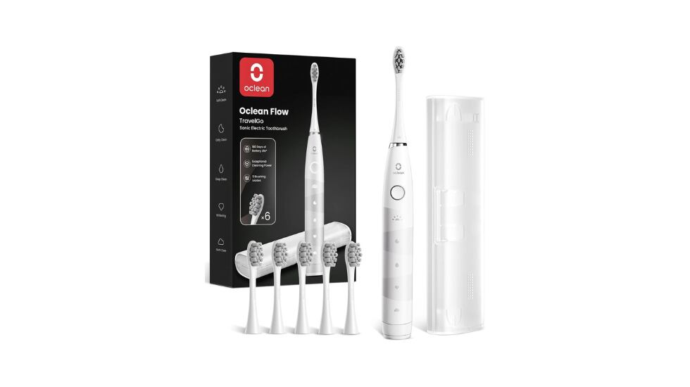 Cepillo de dientes de Oclea TravelGo FlowSet.