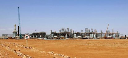 Fotografía facilitada por la compañía Statoil de la planta de tratamiento de gas en In Amenas.