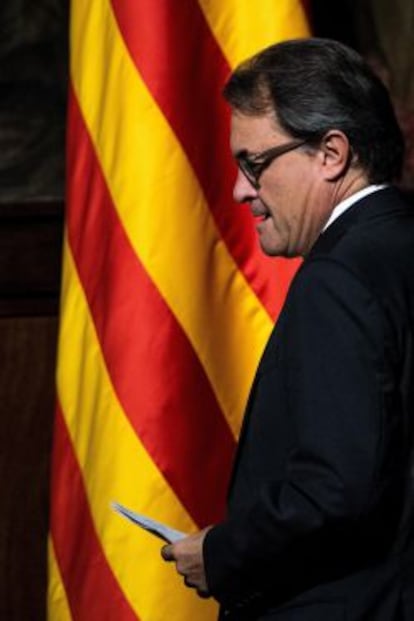 El presidente de la Generalitat, Artur Mas.