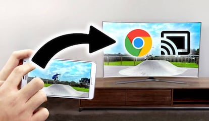 Cómo enviar páginas web móvil al Chromecast
