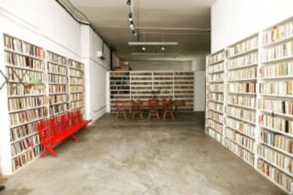 Interior de la Brooklyn Art Library, en Williamsburg.