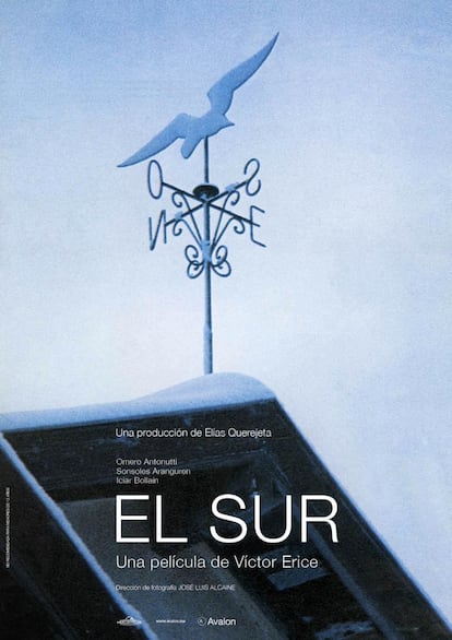 Cartel de la película 'El sur', de Víctor Erice.