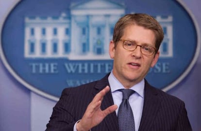 El jefe de Prensa de la Casa Blanca, Jay Carney.