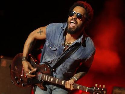 Lenny Kravitz en la inauguración de Starlite Marbella, en julio.