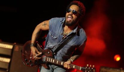 Lenny Kravitz en la inauguración de Starlite Marbella, en julio.