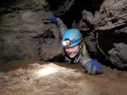 Marina Elliott, una de las paleoantropólogas del equipo