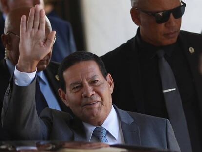 O vice-presidente e presidente em exercício, Hamilton Mourão.