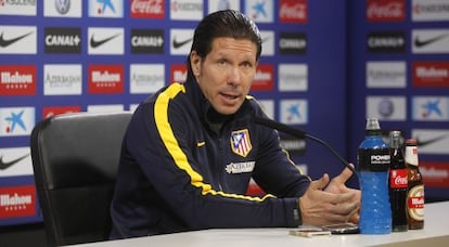 Rueda de prensa de Simeone