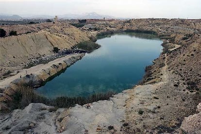 Lagunas de Rabassa incluidas en el proyecto de urbanización.