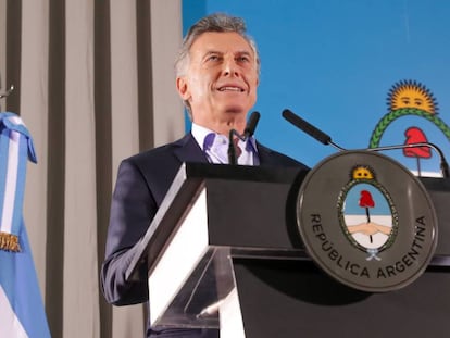 El presidente argentino, Mauricio Macri, en una fotografía de archivo.