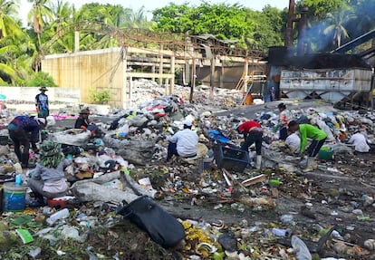 The Koh Pha-ngan landfill where human remains were found.