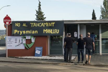 Prysmian se encuentra en fase de cierre de dos plantas en Cataluña.