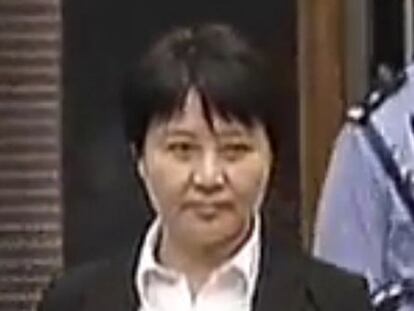 Imagen de la llegada de Gu Xilai al tribunal el pasado jueves.
