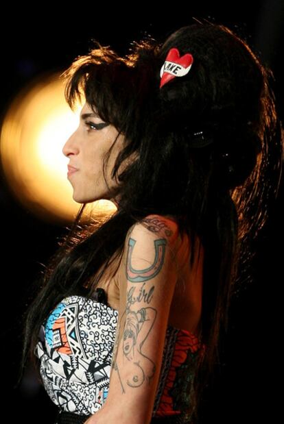 Amy Winehouse, en 2008 en Rock in Rio Lisboa.