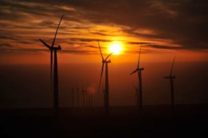 Parque eólico de Endesa en la localidad chilena de Los Vilos.