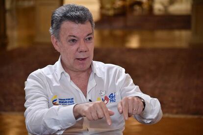 El presidente de Colombia, Juan Manuel Santos.