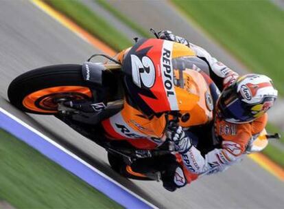 Pedrosa, en Cheste