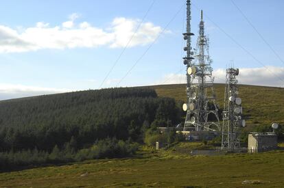 Torre de telecomunicaciones de Cellnex en Irlanda.