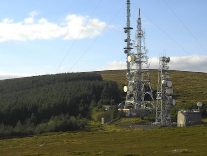 Torre de telecos de Cellnex en Irlanda.