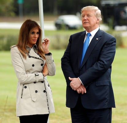 Melania Trump e Donald Trump.