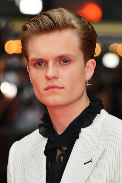 El actor Tom Glynn-Carney en el estreno de 'La casa del dragón', el 15 de agosto en Londres.