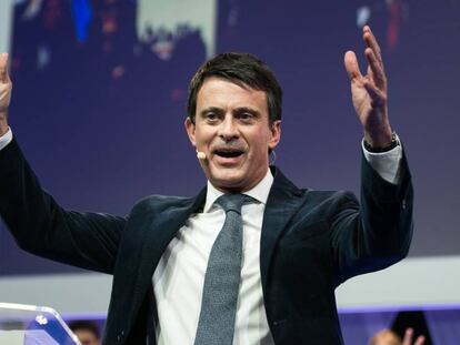 El candidato a la alcaldía de Barcelona, Manuel Valls.