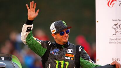 Ken Block, en el Rally de Gran Bretaña-Gales del año 2011.