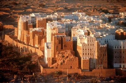 Panorámica de la 'Manhattan del desierto', en 1990. |