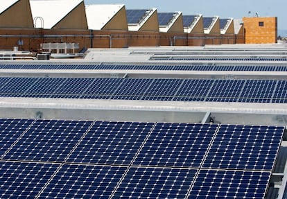 Paneles solares en Richmond, California.