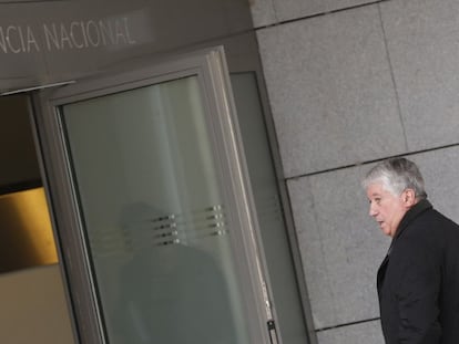 El expresidente de la patronal madrile&ntilde;a CEIM y exconsejero de Caja Madrid Arturo Fern&aacute;ndez, a su llegada la Audiencia Nacional el pasado mi&eacute;rcoles.