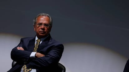 O ministro da Economia, Paulo Guedes, em Brasília.