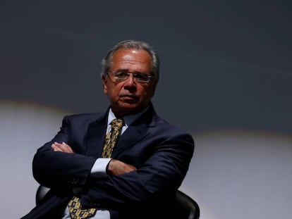 O ministro da Economia, Paulo Guedes, em Brasília.