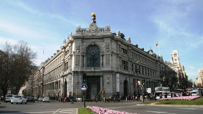 Sede del Banco de Espa&ntilde;a, en Madrid.