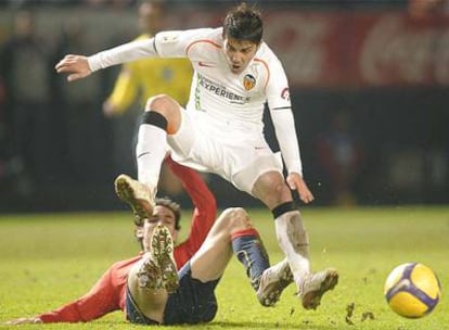 David Villa y Juanfran Torres