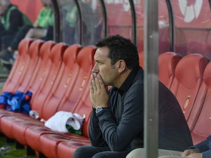 Eusebio, después de perder ante el Levante.