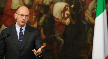 El primer ministro italiano, Enrico Letta, el pasado d&iacute;a 10.