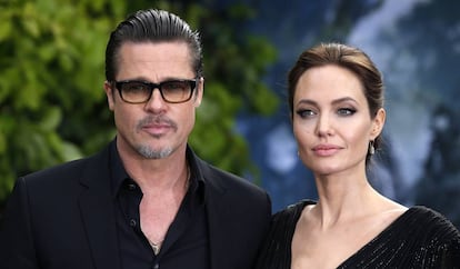 Brad Pitt y Angelina Jolie, en 2014.