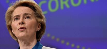 La presidenta de la Comisión Europea, Ursula von der Leyen.