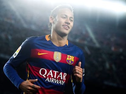 Neymar, no último clássico.