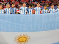 Jugadores de Argentina previo a un partido de las semifinales de la Copa del Mundo Sub-20, este miércoles.