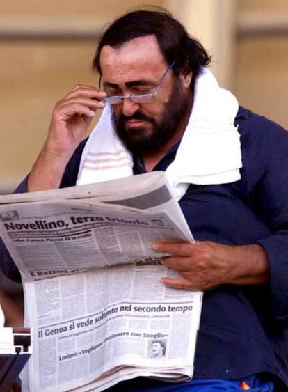 Luciano Pavarotti.