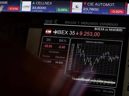 El principal indicador del mercado español de renta variable, el Ibex 35