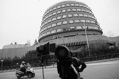 Sede del Tribunal Constitucional español, en diciembre de 2022.