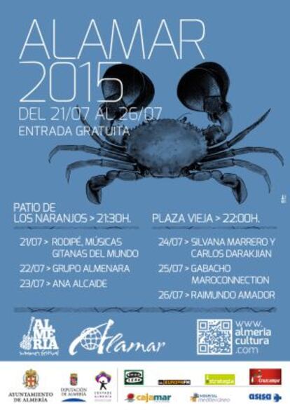 Cartel del Festival Alamar de Almería.