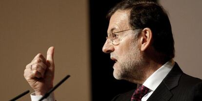 El presidente Rajoy la semana pasada en el debate de Presupuestos