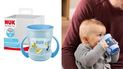 ofertas de últimas hora en Amazon en vasos antiderrames para bebés o niños pequeños.