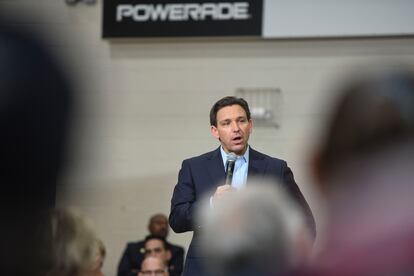 Gov. Ron DeSantis, R-Fla., speaks during his campaign stop at Riverview Park Activities Center in North Augusta, S.C., Thursday, June 22, 2023.