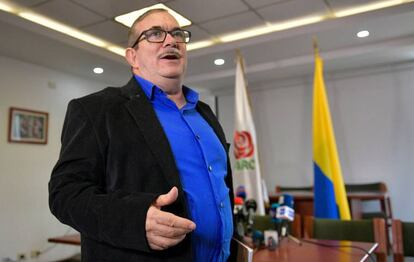 El líder del partido FARC, Rodrigo Londoño, 'Timochenko'.